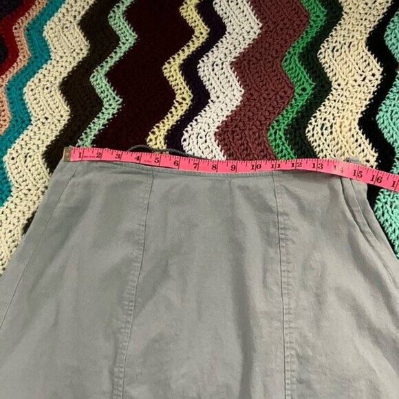 Vintage Excalibur Skirt Womens S Linen Blend Lace Up Victorian Ren Faire Blue - Picture 5 of 9